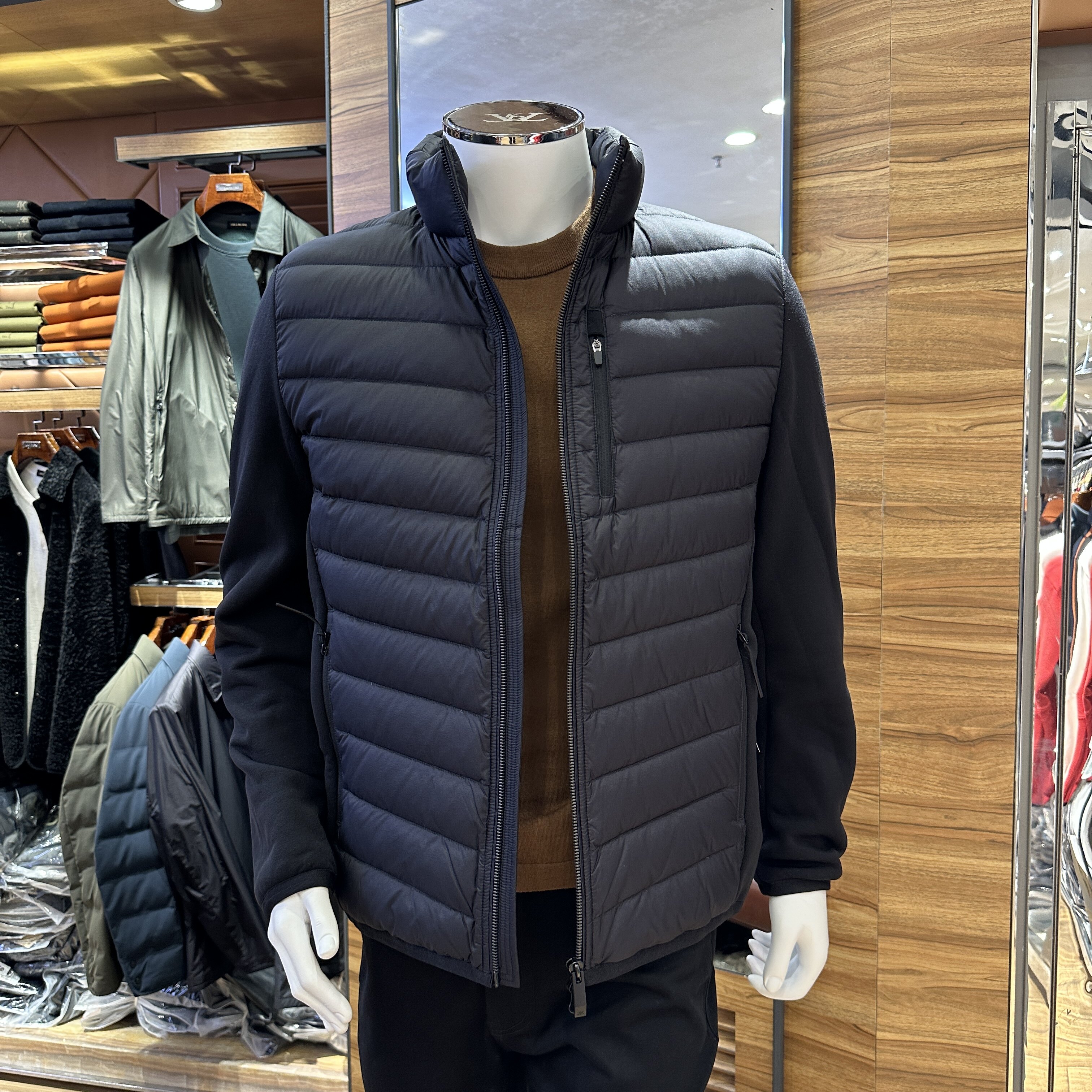 路卡迪龙男装秋冬款白鹅绒轻便保暖休闲男士立领羽绒服154247201
