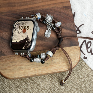 6七八九十新中式 nfc表链 编绳适用小米手环10表带9pro腕带8 中式