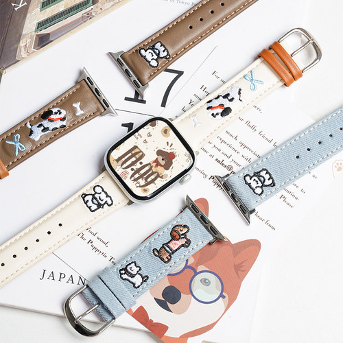 小狗派对适用小米手环9pro表带8手表4/5腕带苹果s10华为八九十代