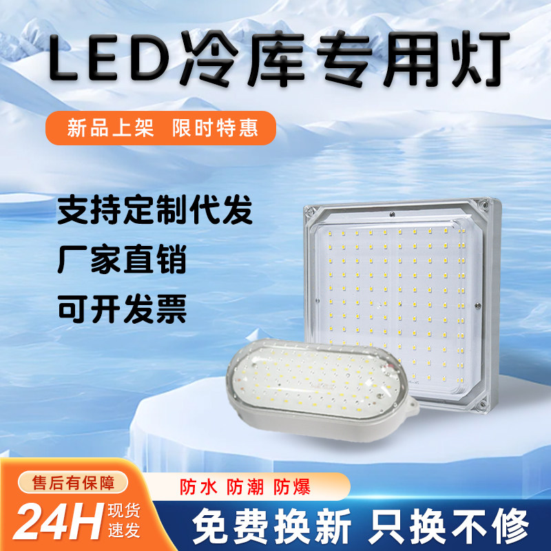 卫生间耐低温防水浴室冰冻库灯