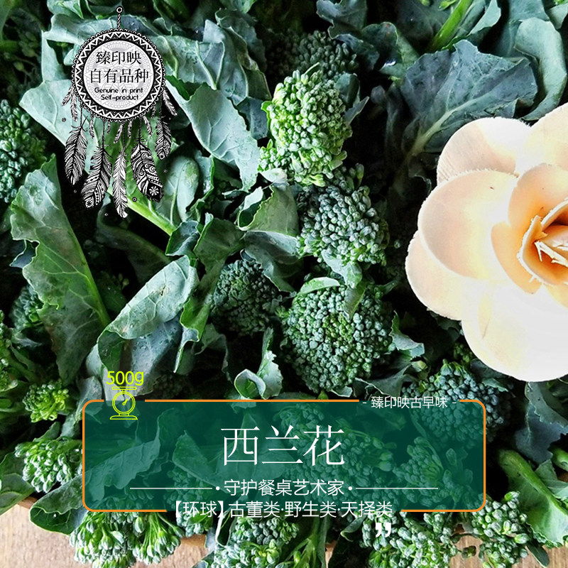 臻印映〡新鮮西蘭花脆嫩香甜營養完全天生天養無農殘孕婦寶寶安心