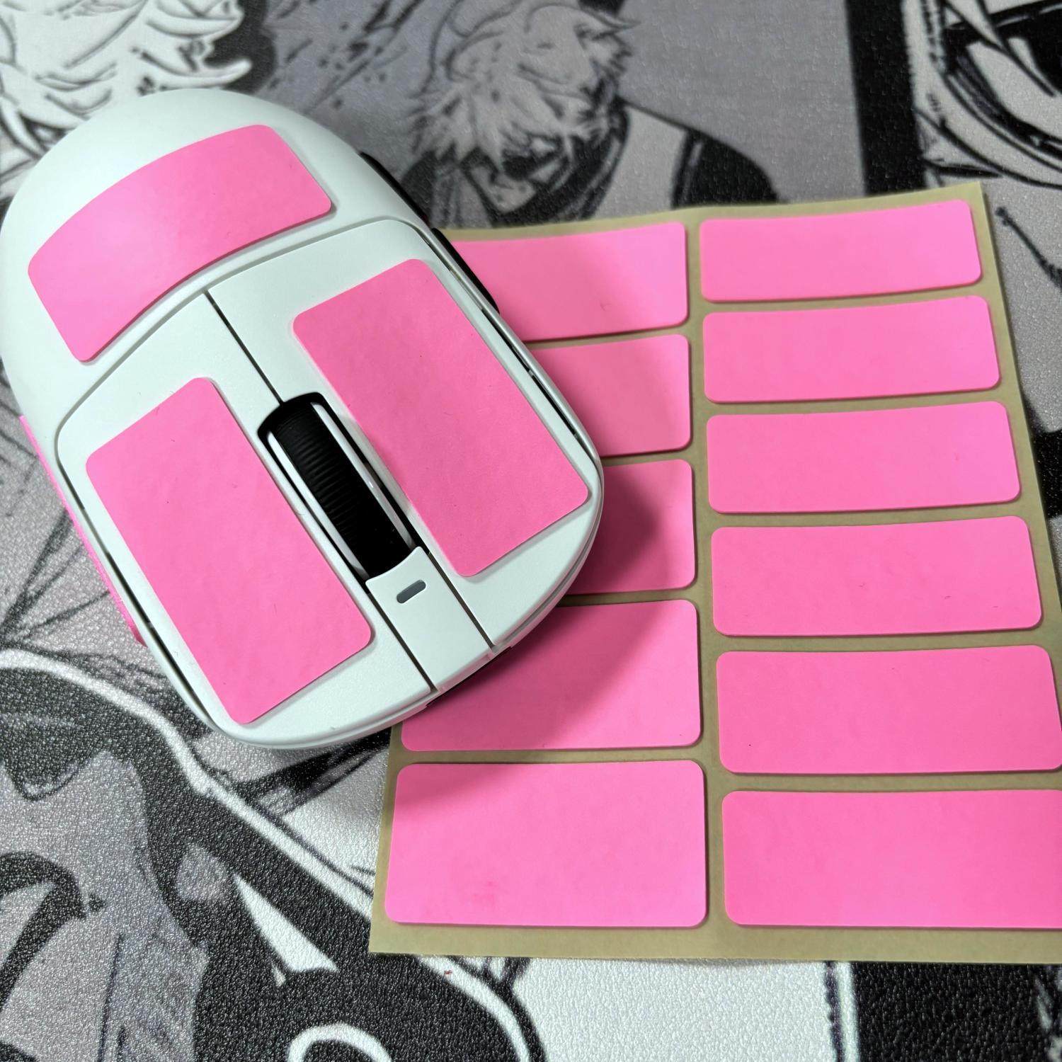 gpw二代防滑贴自定义鼠标键盘手柄贴聚氨酯平纹吸汗防滑3M背胶狗2