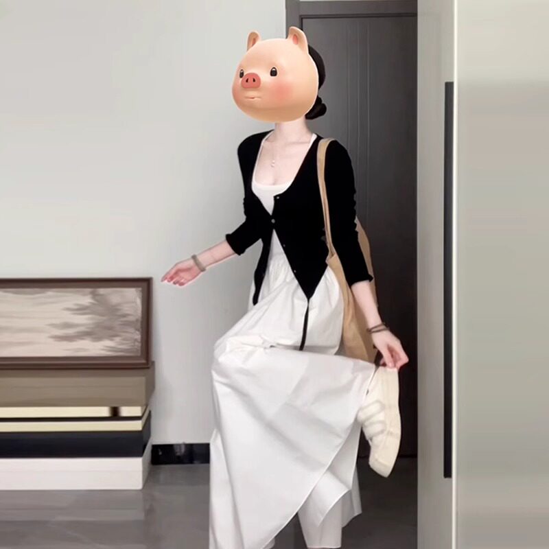 连衣裙早秋季高级感长裙套装