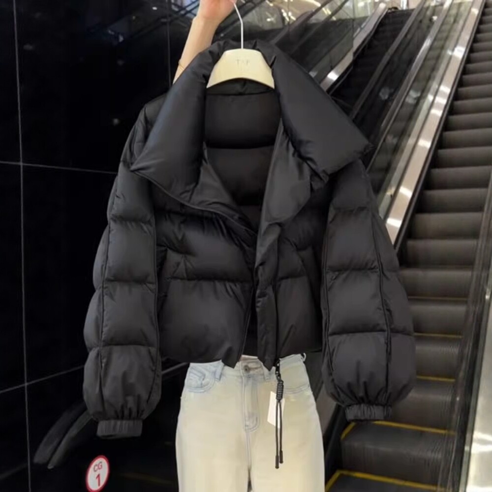 日系羽绒棉服女士2025冬季新款