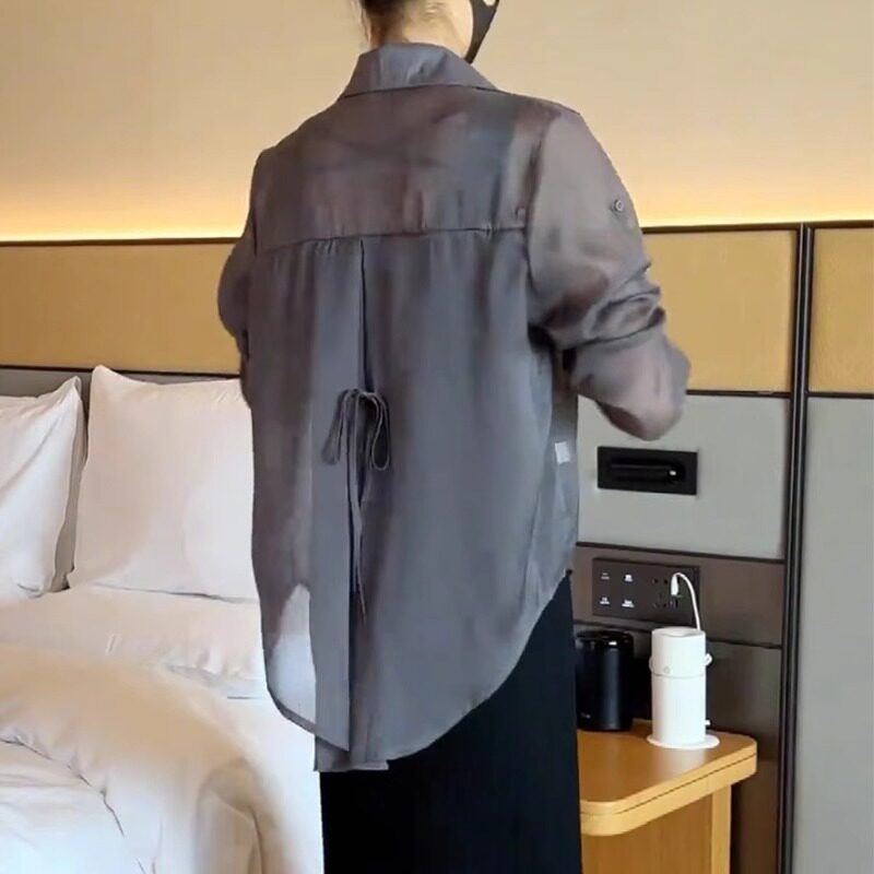 高级感冰丝防晒衣女薄款长袖