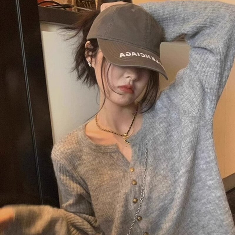 高级感毛衣慵懒松弛感外搭开衫