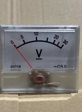 91C18-A-V指针式电流表 电压表 机械式直流表头 充电机稳压器专用