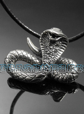 925银蛇形项坠男女适用工艺精良