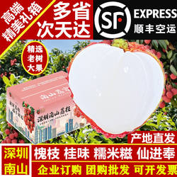 顺丰空运味桂深圳特产南山新鲜荔枝5斤箱糯米糍西丽果园现摘现发