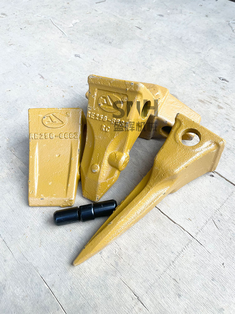 挖机久保田15 17 20 0斗齿小微挖土方平齿18s岩石特尖齿销子配件