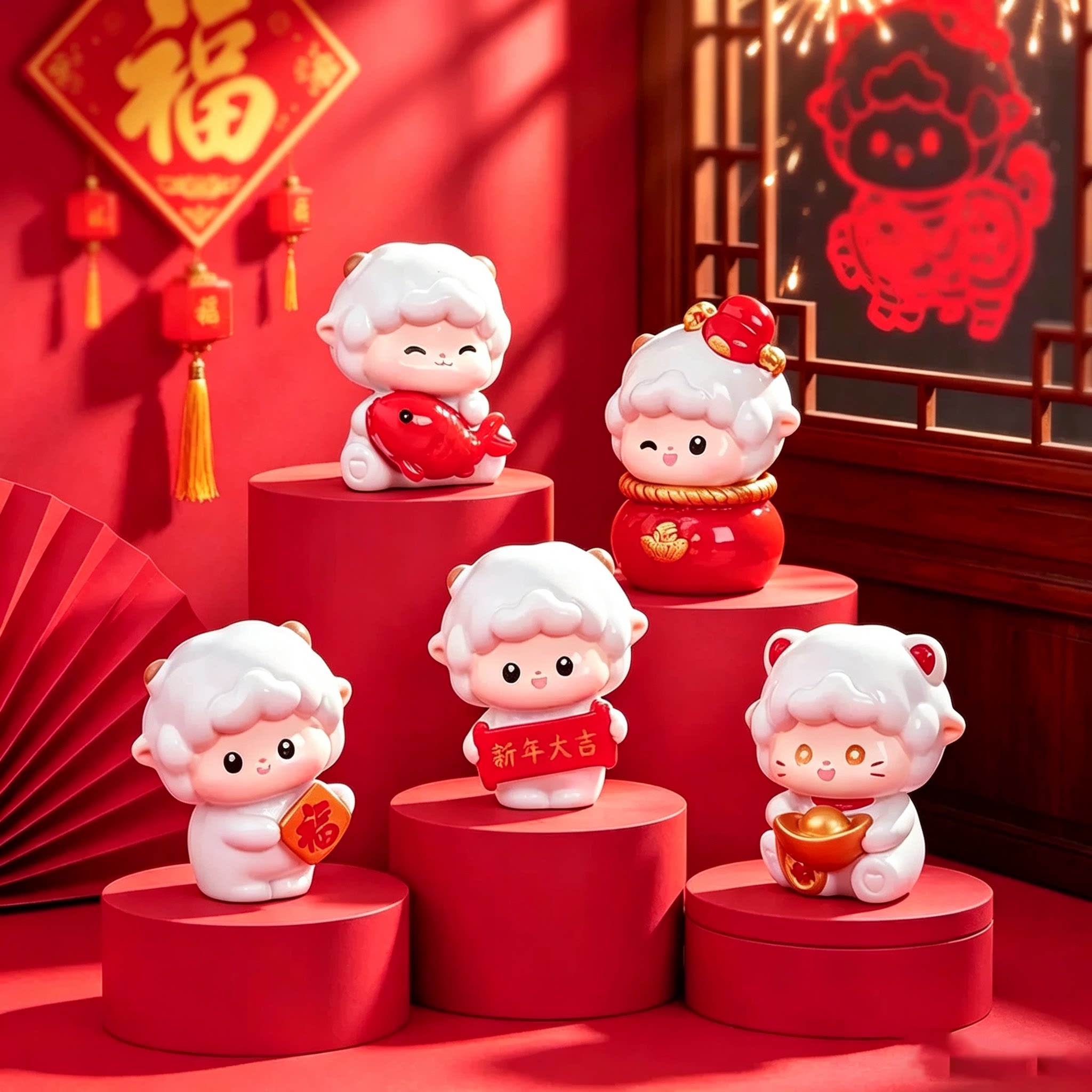 2026年新款小羊摆件2027装饰摆件