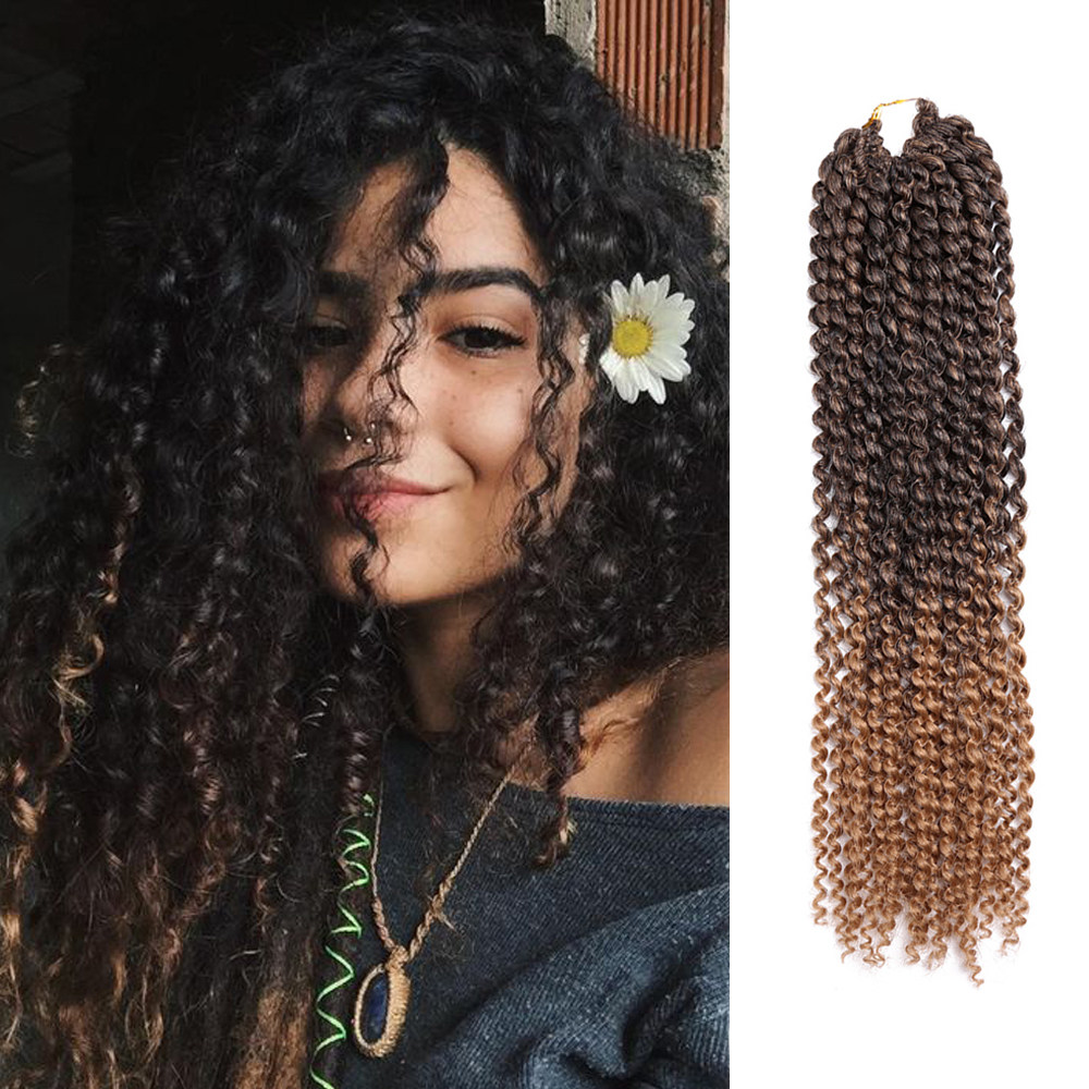 Passion twist crochet braid hair curly extensions长卷发脏辫