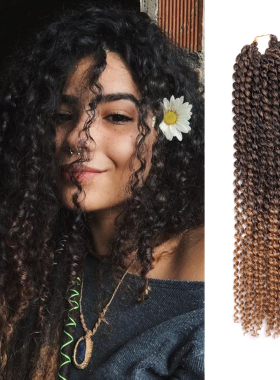 Passion twist crochet braid hair curly extensions长卷发脏辫