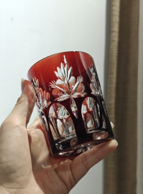 耐赫曼宝石红色水晶杯