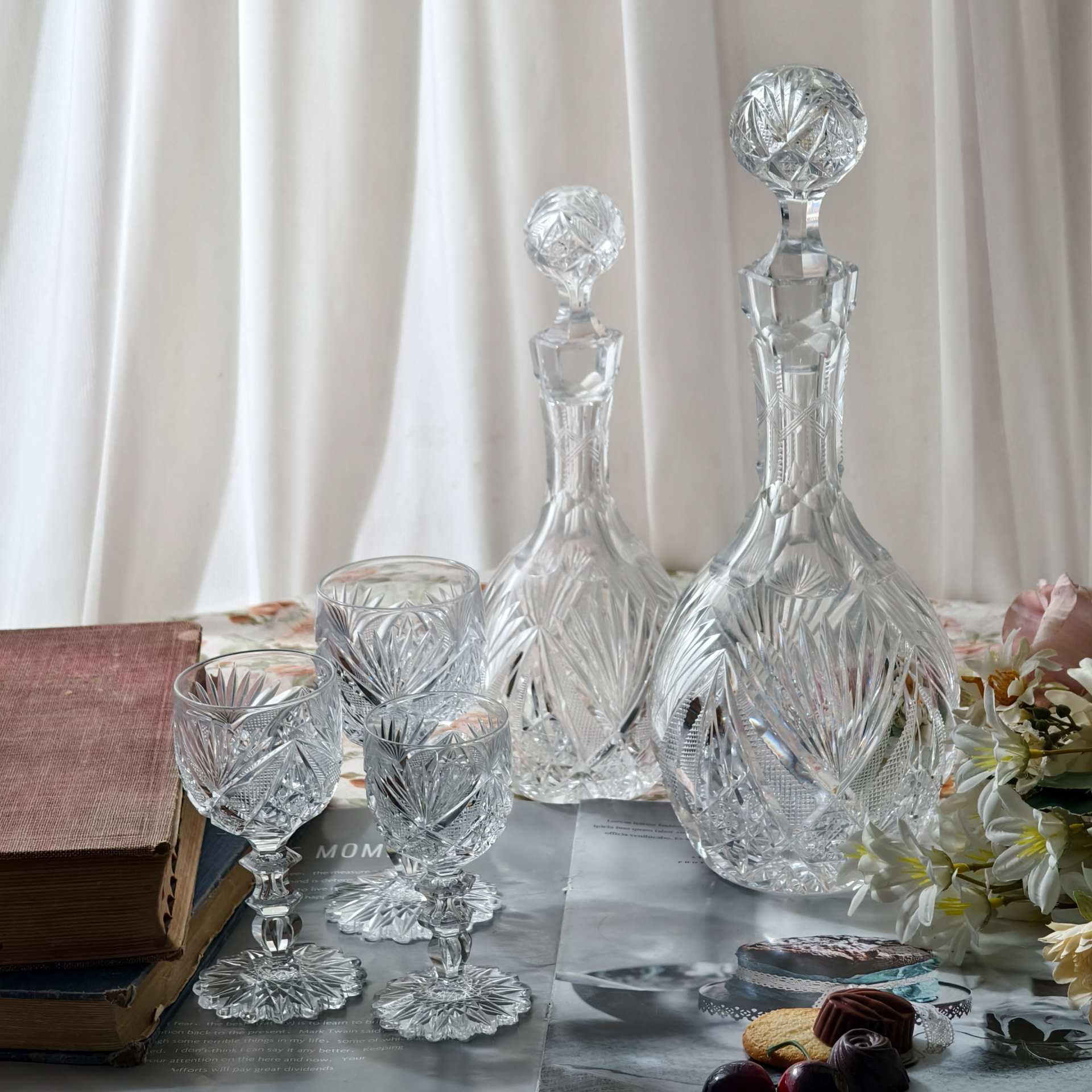 欧式宫廷风水晶高脚杯