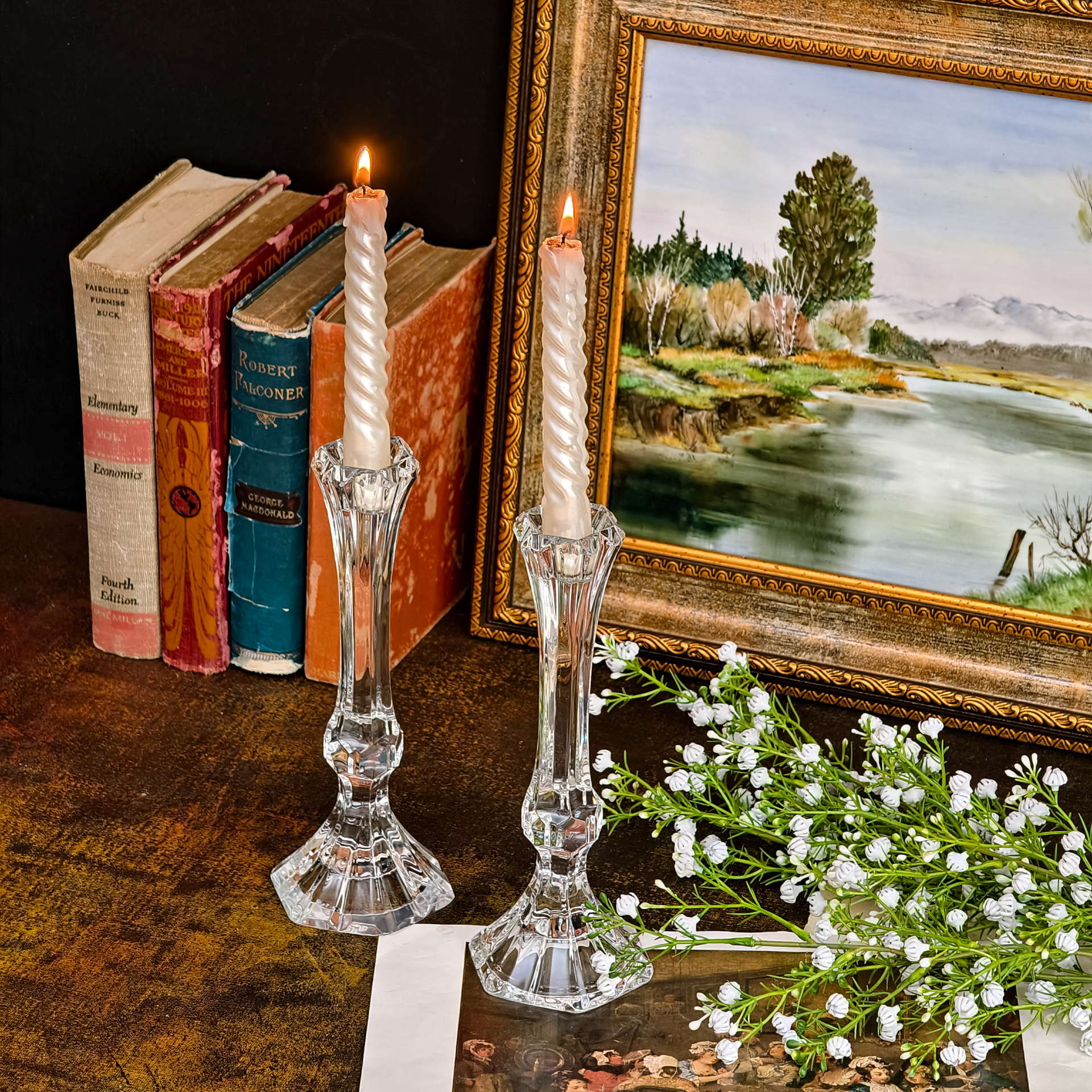 水晶烛台ins透亮奢华闪耀尊