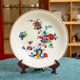 盘子ins宫廷风手绘meissen柿右卫门装 奢华中古摆件 饰墙挂坐盘欧式