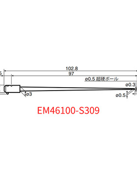 日本东京精密ACCRETECH轮廓仪测针测定子EM46100-S309/46100-S310