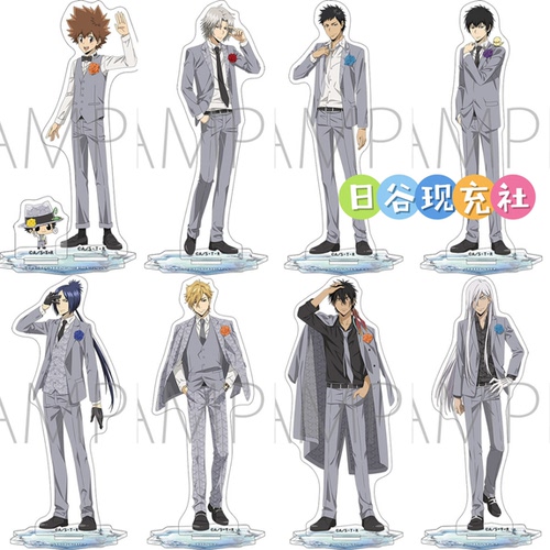 预定 家庭教师Reborn日谷立牌 灰西装 MOVIC 云雀 阿纲 正版 1002