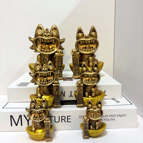 云南瓦猫摆件招财元宝云南旅游