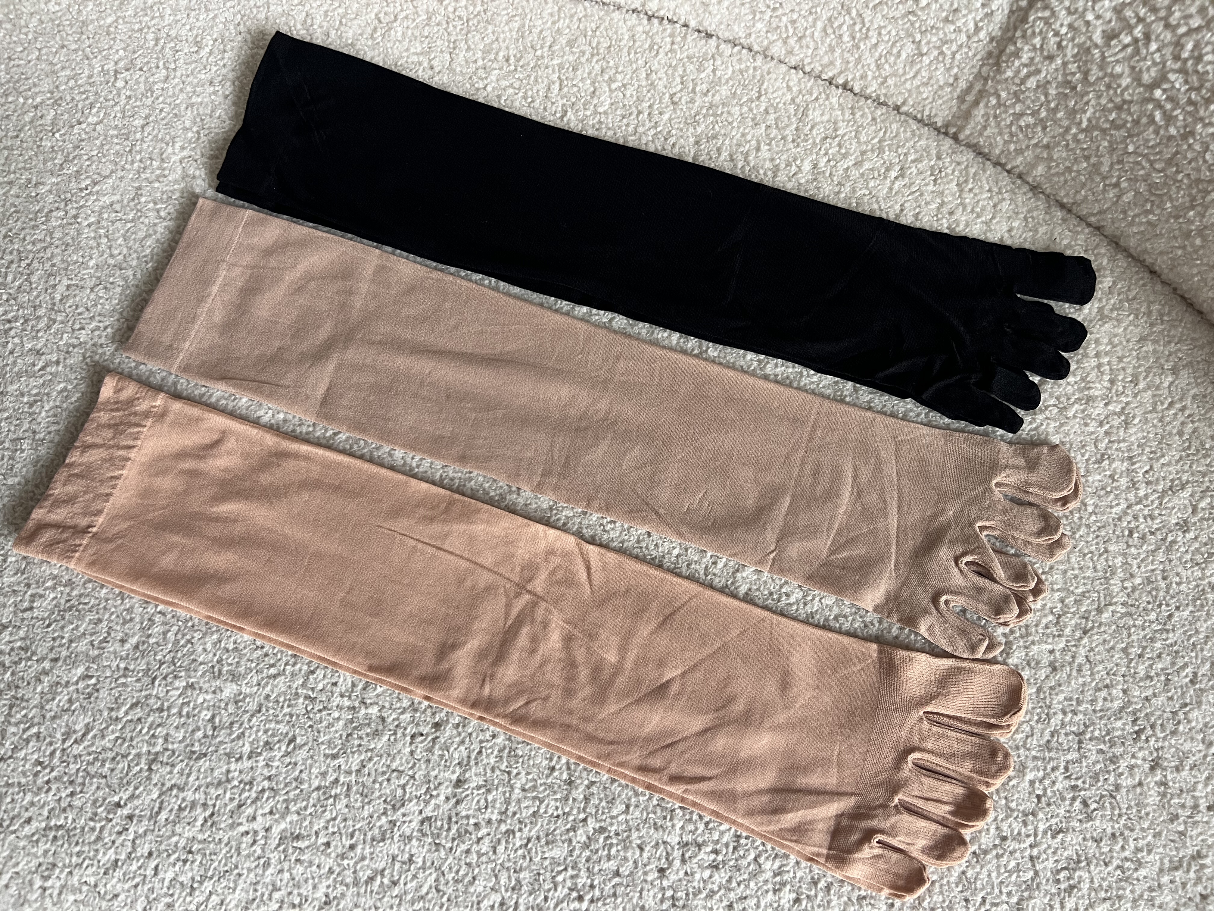 白菜价 日单外贸女士包芯丝五指袜