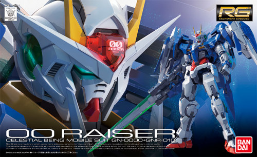 进口万代模型 RG 18 高达00 OO RAISER 双零升降机套装 现货