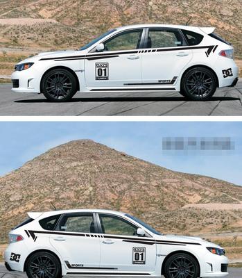 马自达星骋昂克赛拉车身贴