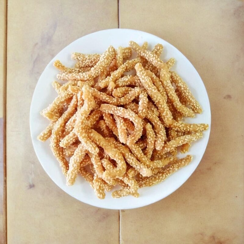 东北食品糕点饼干营养清真木糖醇江米条300克糖尿人零食代餐手工