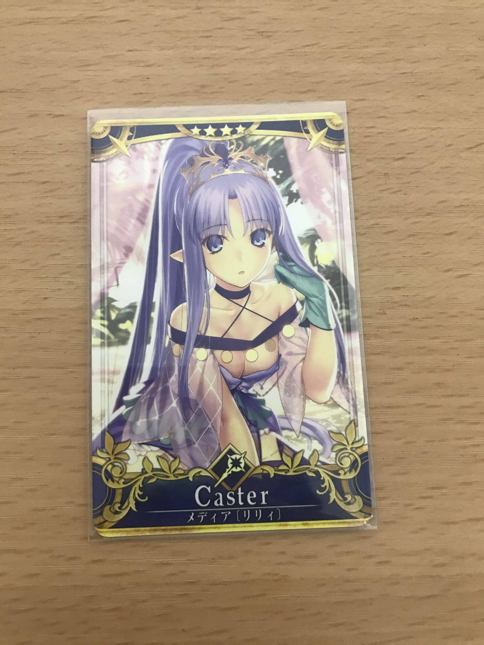 fgo街机卡牌,c子美狄亚街机实体卡,可插街机,英灵美狄亚莉莉