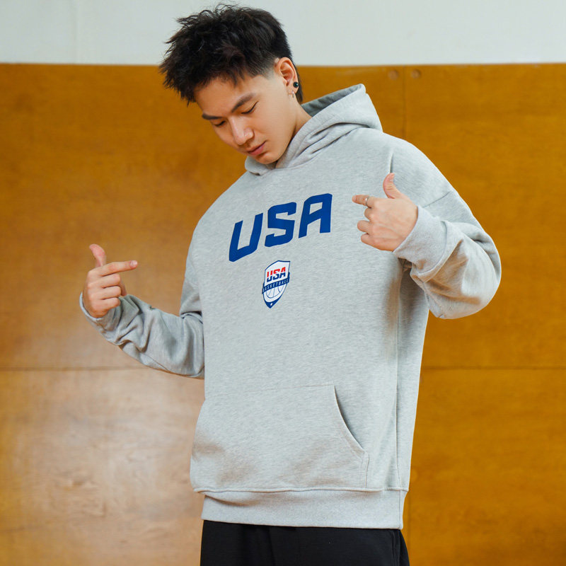 破冰USA梦之队正品篮球卫衣帽衫