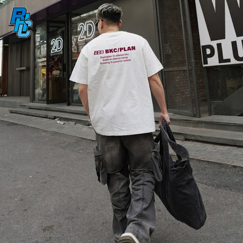 bkcxzice正品美式潮牌短袖t恤男