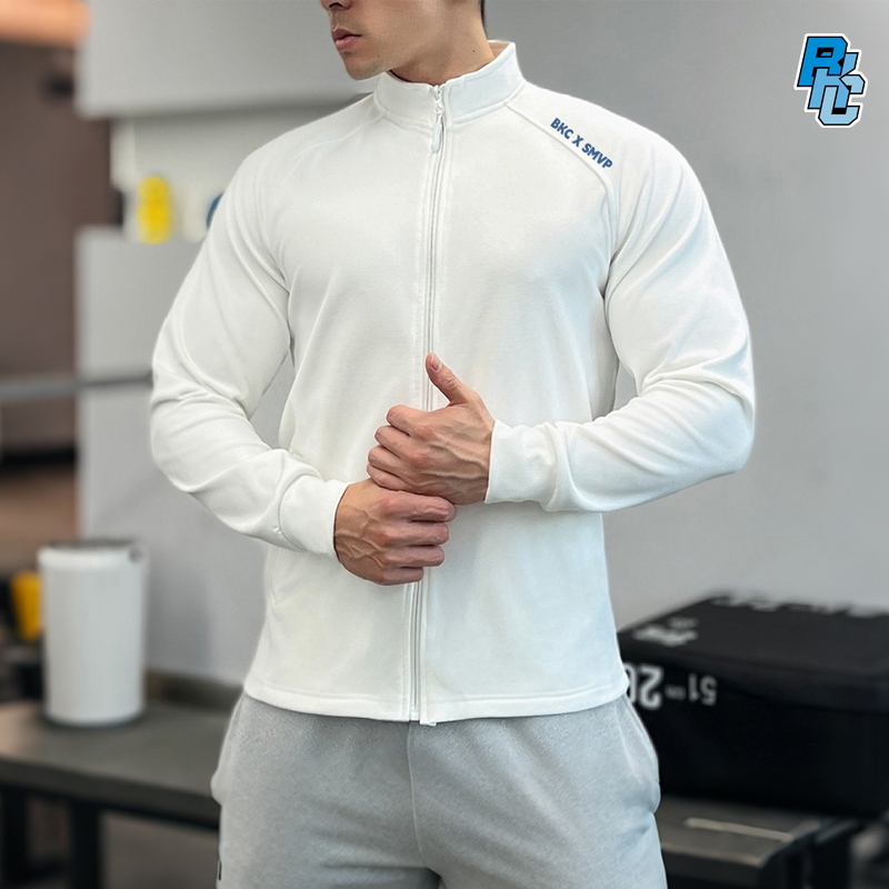 破冰正品德绒保暖健身外套男