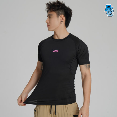 bkcxzice破冰正品圆领速干短袖男