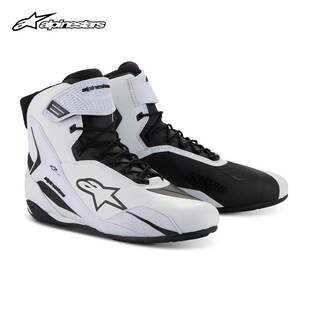 a星女士摩托车骑行靴FASTER-4机车靴四季休闲系带防摔短靴骑行鞋