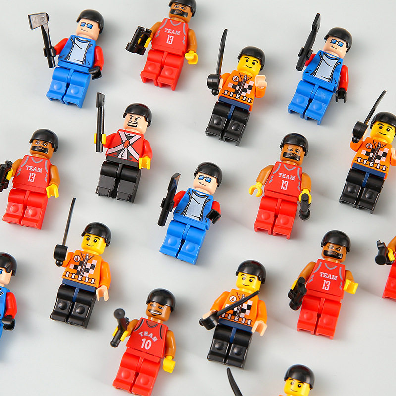 积木人偶拼装积木人仔城市交通小人公仔儿童益智玩具礼物小礼品,玩具/童车/益智/积木/模型,其它早教玩具类,淘宝优惠券,粉丝福利购,淘宝优惠卷