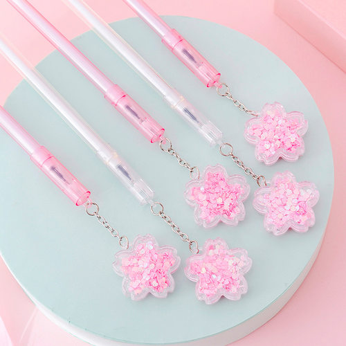 可爱仙女吊坠笔学生樱花挂件文具