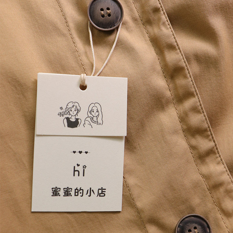 服装店吊牌定做衣服标签订制女装挂卡定制童装价格签网红挂卡订做