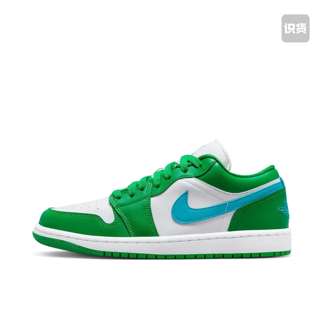 Air Jordan 1 Low AJ1白绿蓝复古运动篮球鞋DC0774-304