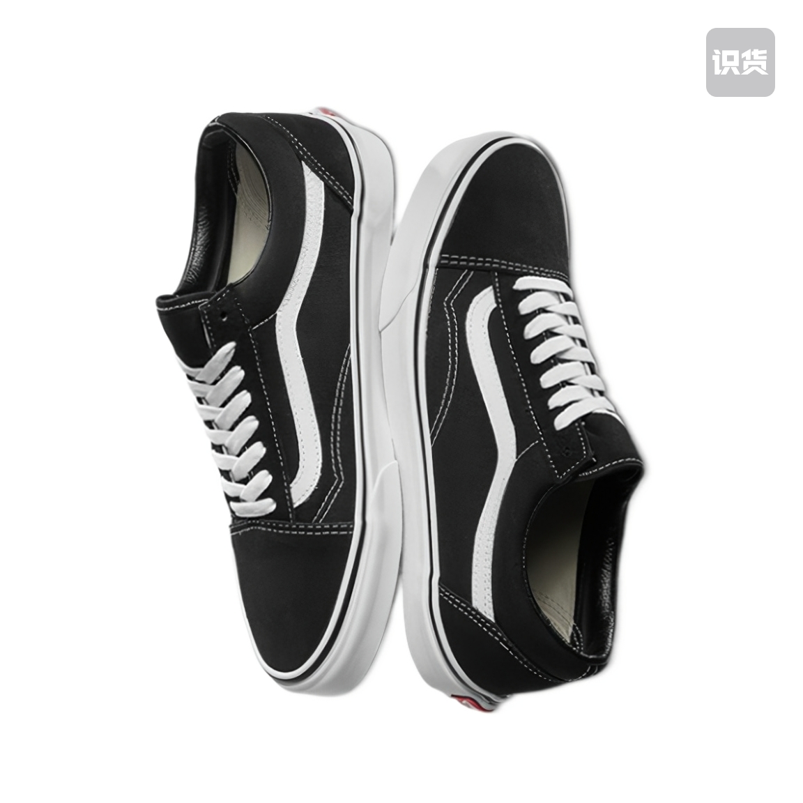 VANS凹凸标万SK8高蹬男板鞋OS黑色低帮VN000D3HY28 广州奈仓
