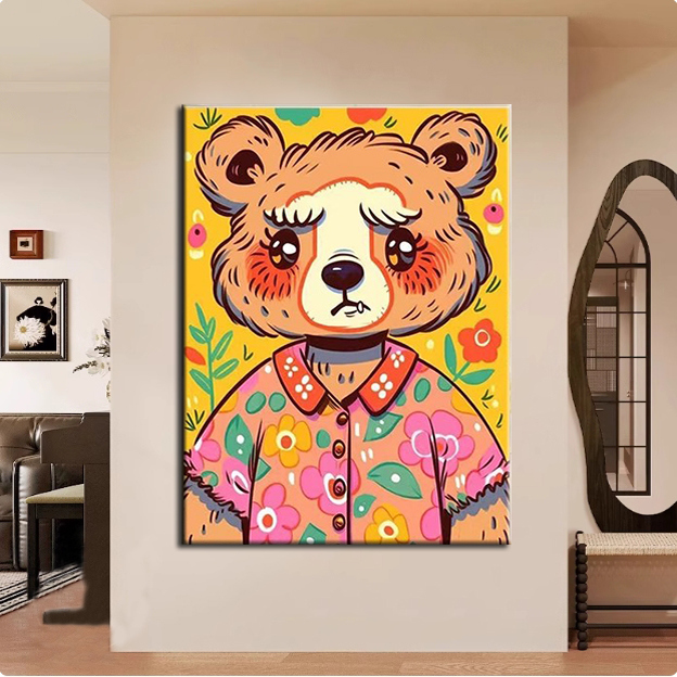 多巴胺治愈01钻石画diy手工粘贴满钻清新轻奢餐厅装饰画生日礼物