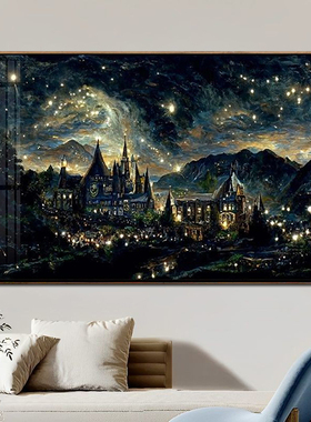 梵高星空钻石画手工diy2026新款满钻客厅装饰十字绣砖石贴画