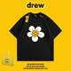 DREW t恤上衣 笑脸太阳花印花宽松百搭短袖 HUSSRY 情侣时尚