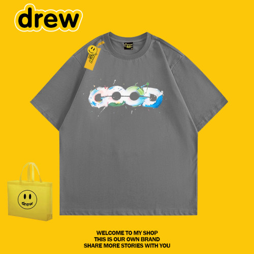 DREW美式GOOD字母宽松短袖T恤