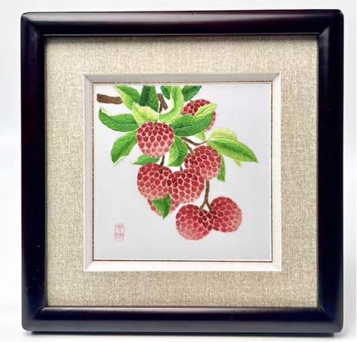 【紫云阁】广府粤绣文化礼品广州特色岭南文化送客户26*26cm