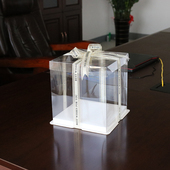 烘焙全透明蛋糕盒4寸6寸8寸10寸11寸12寸14寸16寸PET定制LOGO 包邮