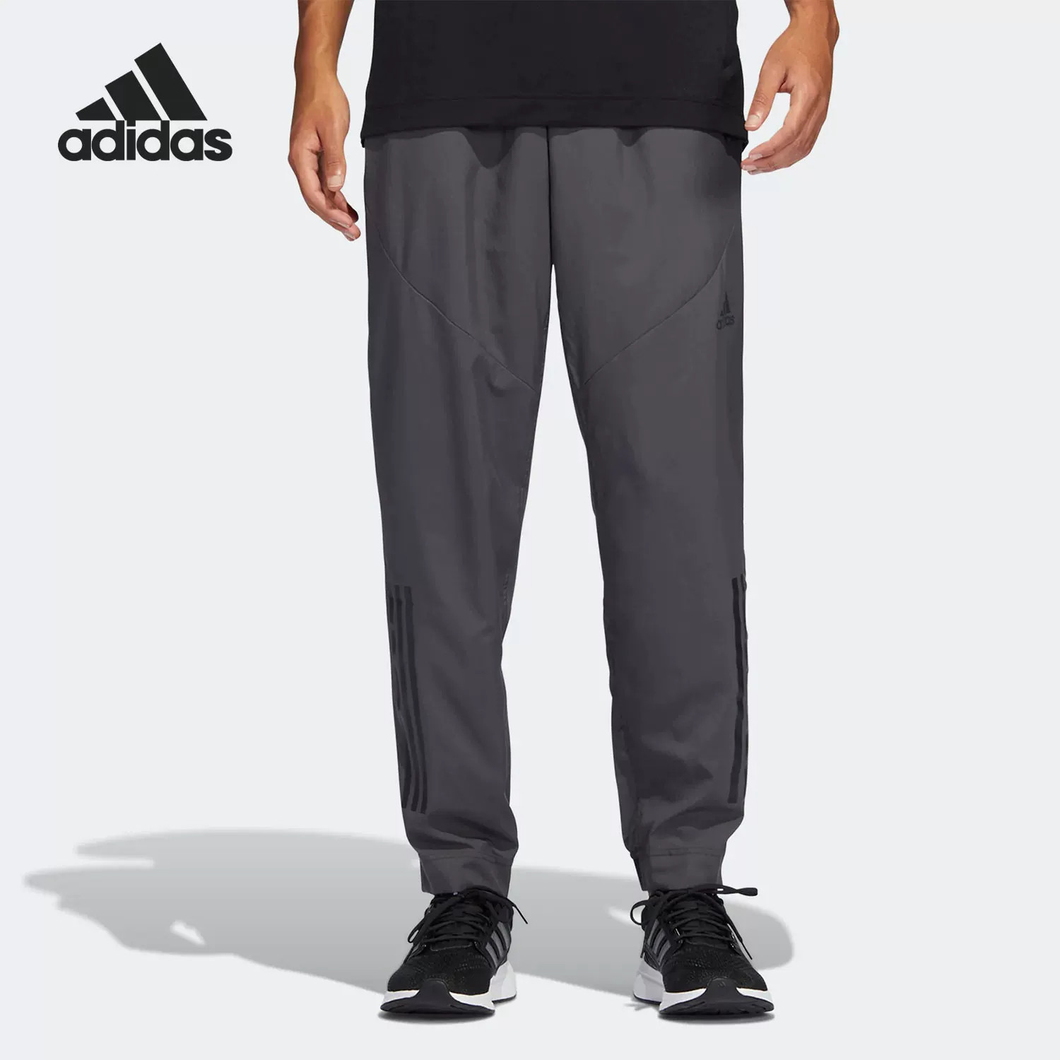 Adidas阿迪达斯正品春夏季运动裤男款户外运动休闲宽松长裤HF8986