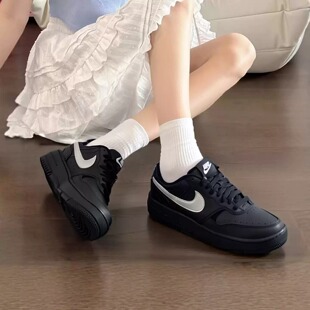 NIKE耐克女鞋厚底休闲鞋春夏季新款运动鞋耐磨板鞋女HQ1674-001