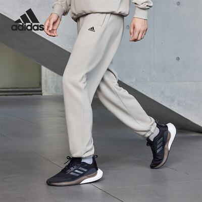 清仓Adidas/阿迪达斯秋季男女同款束脚宽松休闲运动裤IV7591