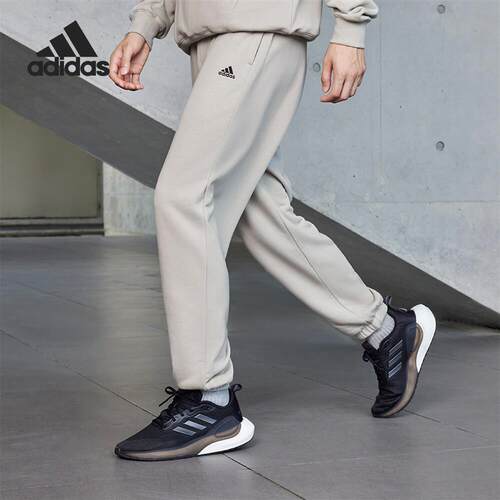 清仓Adidas/阿迪达斯秋季男女同款束脚宽松休闲运动裤IV7591