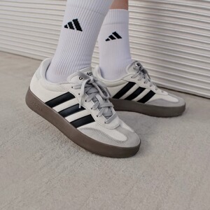 正品T头鞋adidas阿迪达斯BARREDA男女果冻百搭休闲板鞋运动德训鞋